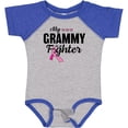 thumbnail image 3 of Inktastic Breast Cancer Awareness My Grammy is a Fighter Boys or Girls Baby Bodysuit, 3 of 5