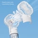 thumbnail image 4 of Ventilador de mano Cateissary Mini Refrigeración 4 engranajes Ajustable Fuerte USB Recargable Humidificador Rosa, 4 of 6