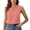 Pink, variant on Elegant Lace V Neck Sleeveless Blouse Womens Loose Fitting Dressy Casual Tank Tops for Office Green M