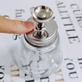 thumbnail image 4 of Liquids Push Down Alcohol Dispenser - Clear - Empty Glass Pump Bottle - 150mL -, 4 of 8