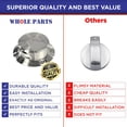 thumbnail image 6 of Whole Parts Range Burner Control Knob Part# 318905202 - Replacement & Compatible with Some Electrolux and Frigidaire Ranges, 6 of 6