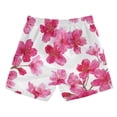 thumbnail image 2 of Kids' Beach Pants Comfortable Swim Trunks Watercolor Cherry Blossom Shorts for Pool Vacation and Lounge Wear Small, 2 of 8
