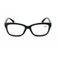 thumbnail image 3 of 2 Pairs of Anti-blue Light Square Reading Glasses 1.00 Bling Presbyopic Glasses Spring Hinge Readers +1.0 for Women, 3 of 5