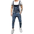 thumbnail image 1 of Pantalones vaqueros abiertos masculinos pantalones vaqueros dunga mono, 1 of 1
