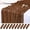 Brown, variant on 10 Pack Royal Blue Cheesecloth Table Runner 17x108 Inch Semi Sheer Boho Rustic Gauze Cheese Cloth Table Runners for Wedding Party Birthday Baby Shower Home Décor