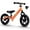 Orange, variant on TheCroco 12 inch Balance Bike Lightweight, Adjustable Seat, No-Pedal training bike, Ages 2 to 5 Years, includes Bell, White and Pink