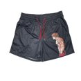 thumbnail image 3 of Japanese Anime Shorts Baki Haman Print Male Streetwear Beach Shorts Casual Loose Men Elastic Waist Black Shorts, 3 of 4