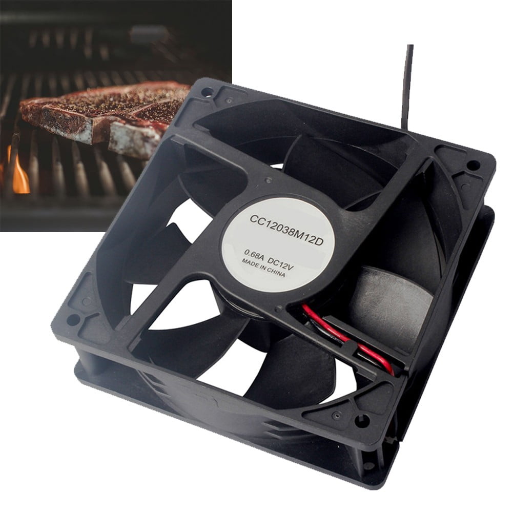 Dc12V Furnace Fan For Masterbuilt Gravity Series 12038# 560/800/1050 Xl Digital Charcoal Grill Black Heavy Duty Bbq Grill Fans