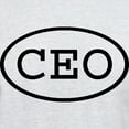 thumbnail image 3 of CafePress - CEO Oval Light T Shirt - Light T-Shirt - CP, 3 of 4