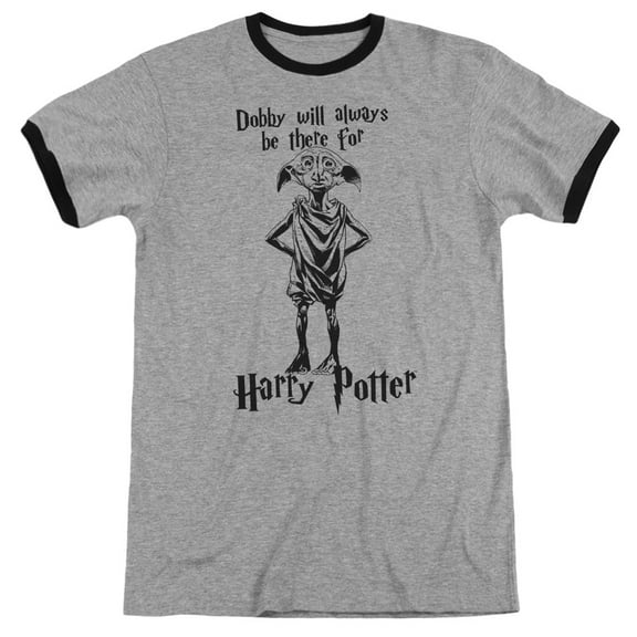 Harry Potter - Always Be There - Heather Ringer Short Sleeve Shirt - Large