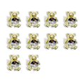 thumbnail image 2 of opvise 10Pcs Nail Decor Exquisite DIY Lightweight Bear Alloy Nail Art Jewelry for Women, 2 of 8