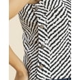 thumbnail image 2 of Moomaya Womens Printed Side-Buttoned Top, Sleeveless Round Neck Casual Top, 2 of 8