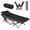 Black, variant on WEIDIORME Oversized Folding Camping Cot with Mattress, Heavy Duty Portable Cot, Carry Bag