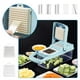 thumbnail image 3 of Matsuzay Pelador de frutas y verduras para ensalada 5 en 1, cortador, cortador, picador, rallador, herramienta de cocina Cocina y Comedor Azul Matsuzay HA025445-02, 3 of 6