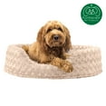 thumbnail image 4 of FurHaven Pet Products Ultra Plush Oval Pet Bed for Dogs & Cats - Cream, Large, 4 of 10
