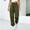 Army Green, variant on Women's Loose Cuffed Jogger Sweatpants, Solid Elastic Waist Casual Athletic Loungewear Long Pants S-3XL