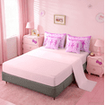 thumbnail image 5 of jejeloiu Girly Ballet Twin Bedding Sets 7-Piece,Ballerina Dancer Bedding Comforter Set,Pink Bling Diamond Sheet Sets For Teens,Luxury Bedroom Decor Reversible, 5 of 9