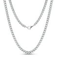 thumbnail image 5 of Tungsten Carbide Cross Multiple Inlay Styles and Chain Lengths For Adults and Teens, 5 of 5