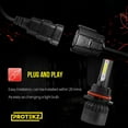 thumbnail image 2 of Protekz 6000K LED Headlight Kit for 2009-2014 Acura TL 9005 High Beam Conversion 12000LM Led Light Bulbs Kits, 2 of 9