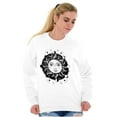 thumbnail image 4 of Celestial Sun Symbolic Spirit Animal Women Crewneck Sweatshirt Brisco Brands S, 4 of 6