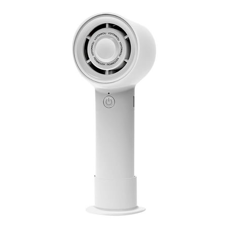 

Gnobogi Portable Fan Desk Fan Creative Mini Portable USB Charging Fan Desktop Portable Handheld Fan White Travel Essential