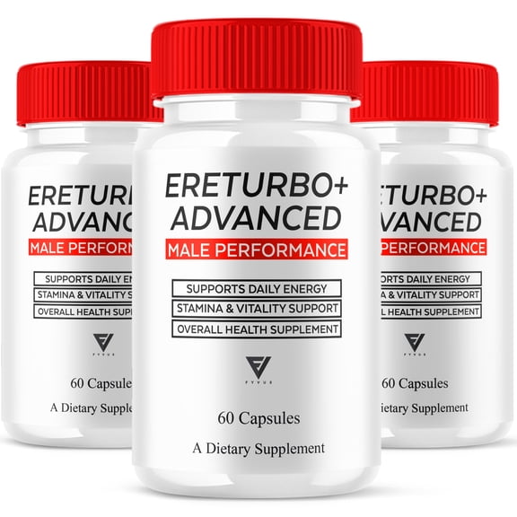 (3 Pack) Ereturbo Advanced Performance, Ereturbo Health Support (180 Capsules)