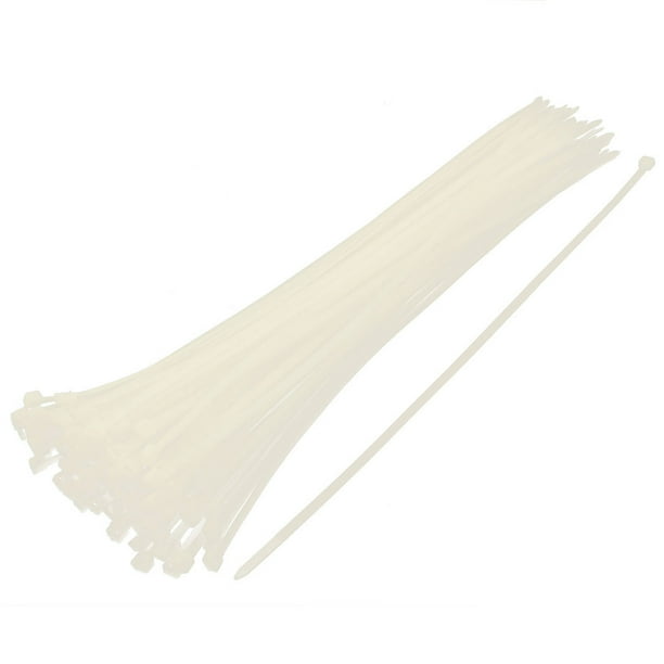 400mmx5mm Plastic SelfLocking Zip Trim Wrap Cable Straps Tie Wire Loop 97pcs