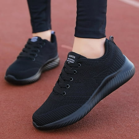 

the shoes Women Outdoor Mesh Solid Color Sports Shoes Runing Breathable Shoes Sneakers