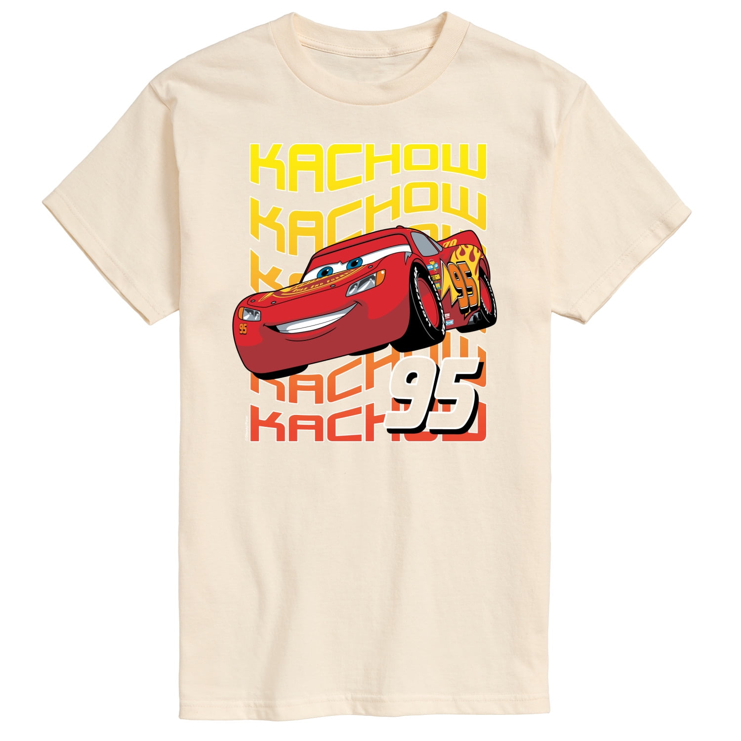 Disney's Cars - KACHOW 95 - Men's Short Sleeve Graphic T-Shirt ...