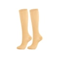 thumbnail image 2 of Qarigey 1 par de calcetines deportivos transpirables para correr, ejercicio, baloncesto, calcetines de tubo medio, diseño Simple, medias de Accesorios de calzado Color de piel S/M, 2 of 6