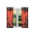 thumbnail image 3 of CADecor Dinosaur Pattern Print Window Treatment Panel Curtains Window Curtain Kitchen Curtain,Two Piece 26x39 Inches, 3 of 4