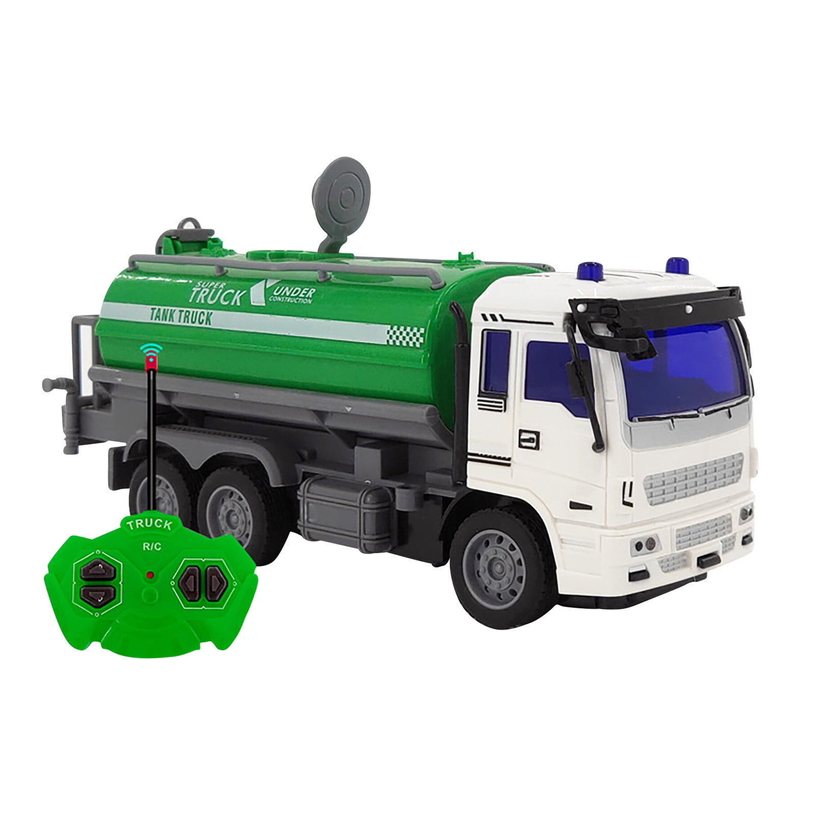 Kid Radio Control RC Lorry Truck Oil Tank Battery Toy 1:16 Scale 2.4G XMAS Gift 