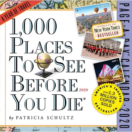1,000 Places to See Before You Die Page-A-Day Calendar (Best Places To See Wildlife In The World)