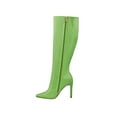 thumbnail image 3 of Ninety Union Lady Couture Diamond Rhinestone Covered Boots, Lime, 13, 3 of 5