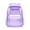 Purple, variant on Clear Backpack Heavy Duty Transparent Bookbag Dual Separate Front Zipper Pockets Side Mesh Water Bottle Pockets Adjustable Shoulder Straps See Through Backpack for School Concert Sports Travel