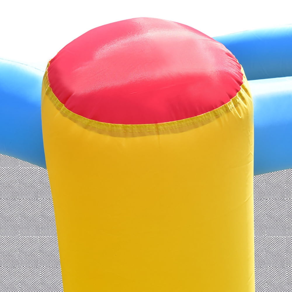 Aimee Lii Inflatable Moonwalk Bounce House with Rotating Windmill, Kids Bounce House for 5-10