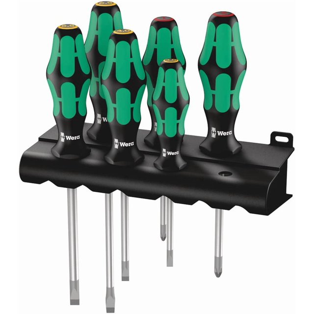 Juego de destornilladores Wera Kraftform Plus 334/6 6 piezas con soporte