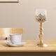 thumbnail image 4 of Candelabro dorado Sunnimix de vidrio y metal 13x32cm, 4 of 8