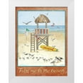 thumbnail image 1 of Phillips, Anita 15x18 White Modern Wood Framed Museum Art Print Titled - To the Beach, 1 of 4