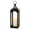 B, variant on Homellea Black Metal Candle Lantern with LED Flameless Candle, 14.96 Inch Hollow Arch Frame Hanging Tabletop Lantern with Ring Handle for Wedding, Patio, Mantel, Shelf and Home Decor