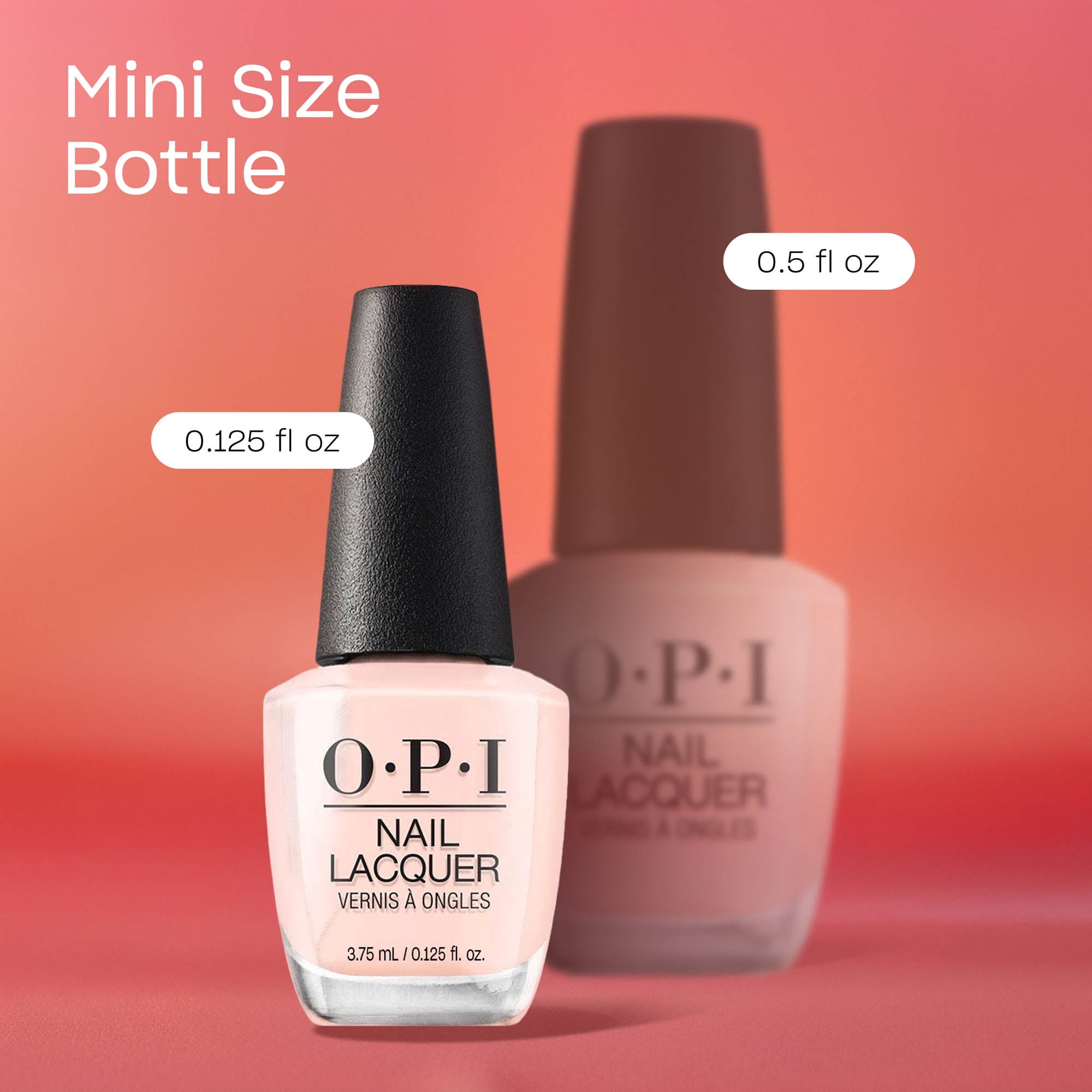 OPI Nail Lacquer Viral Nail Polish Mini Pack, Vibrant Color for Manicures & Pedicures, Chip-Resistant Formula