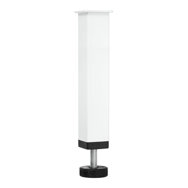 Unique Bargains Adjustable Height Center Support Leg, 7Inch Bed Support Legs, White