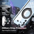 thumbnail image 3 of Compatible with Samsung A54 5g Case with Magnetic Stand Clear,Phone Samsung Galaxy A54 Case Silicone Transparent Support Wireless Charging Shockproof Luxury Protective Cover (Black), 3 of 13
