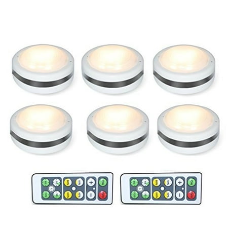 Shineled Wireless Led Puck Lights Under Cabinet Lighting With