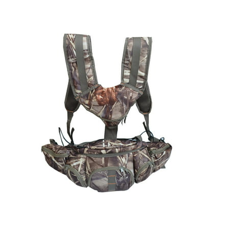 Camouflage Fanny Pack Hunting Vest Backpack Waist Bag with Shoulder (Best Waist Pack For Hunting)
