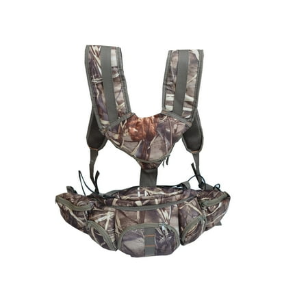 Camouflage Fanny Pack Hunting Vest Backpack Waist Bag with Shoulder