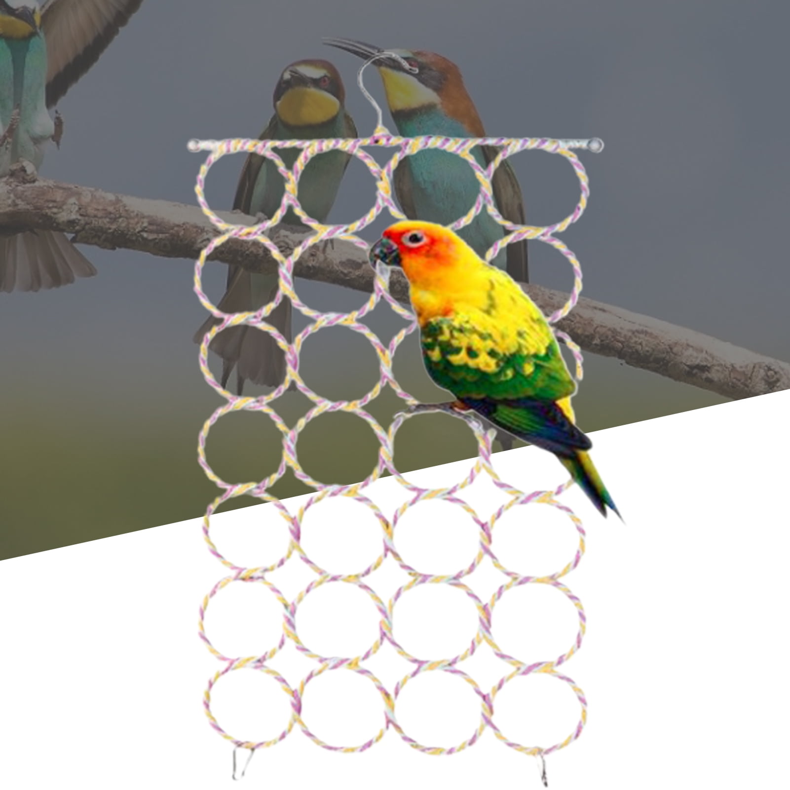 Archer Bird Climbing Net Foldable Cozy Bite Resistant Conure African