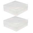 thumbnail image 1 of 2pcs Test Tube Storage Box Microcentrifuge Tube Holder Freezer Tube Box Microtube Storage Box (100 Grids), 1 of 9