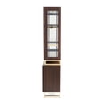 thumbnail image 6 of Michael Amini Belmont Place China Cabinet with LED Lighting - Espresso, 6 of 26