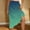 Green, variant on Women's Asymmetrical Midi Skirt with Ruffled Hem Ombre Gradient And Elastic Waist A-Line Casual Flowy Summer Skirt
